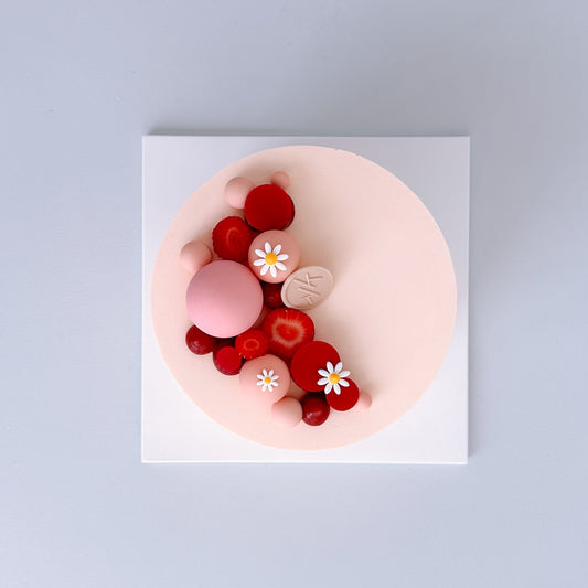 Pistachio strawberry  Auckland cakes