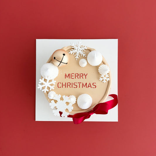 Snowflakes christmas cake