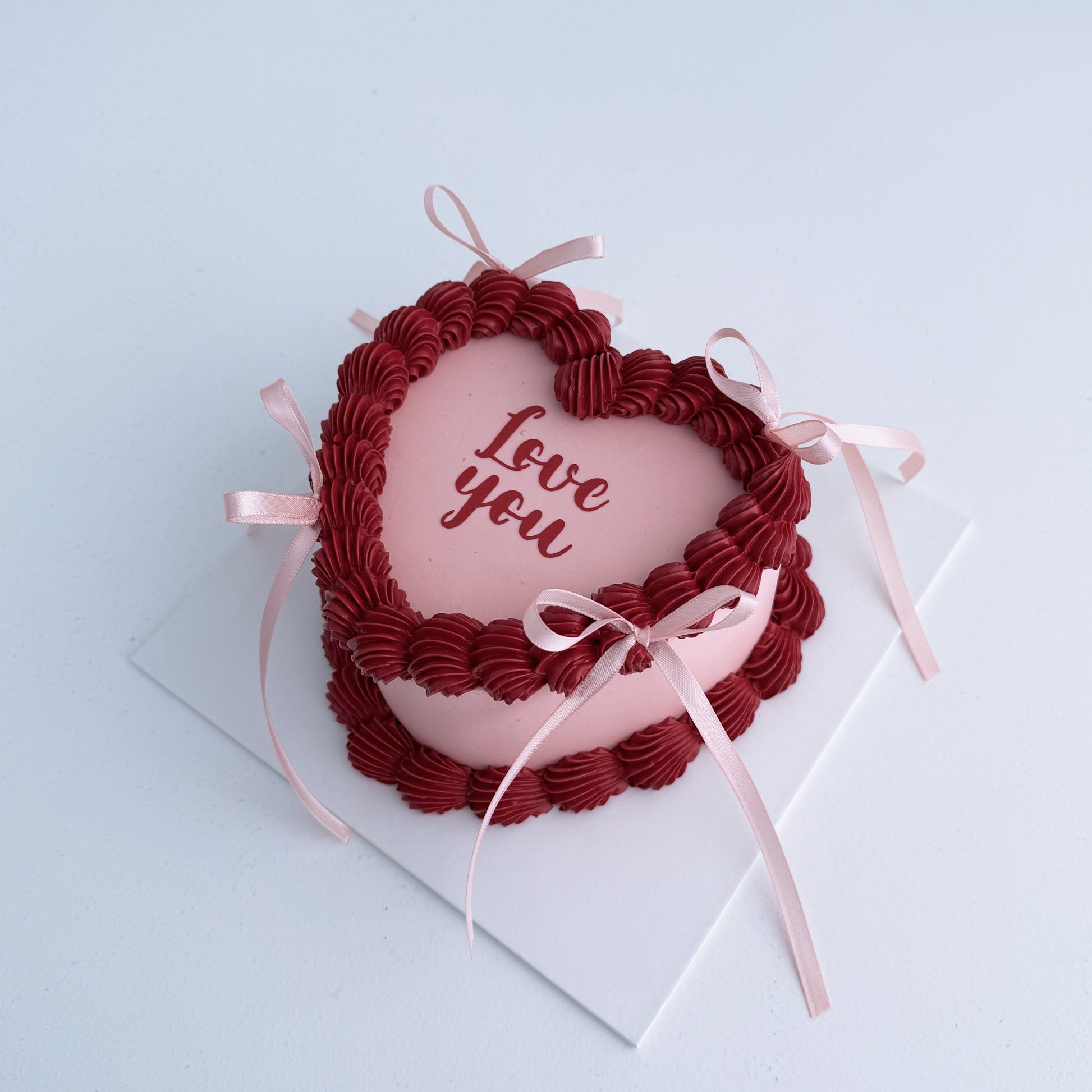 Charm heart cake - Multiple flavors & colours