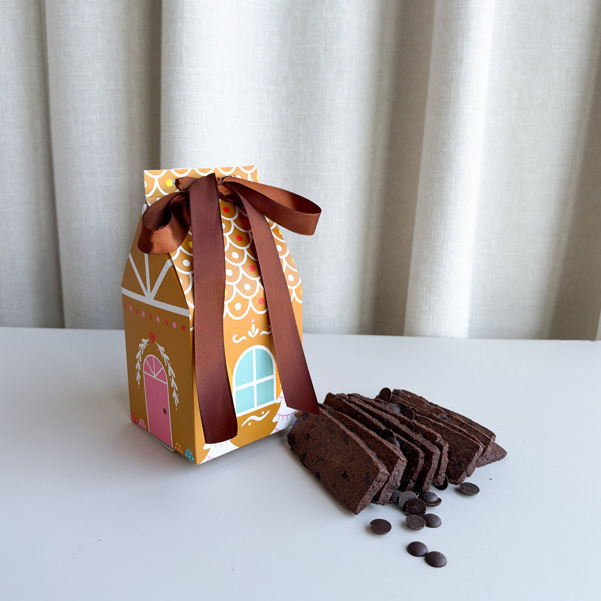 Christmas Chocolate Shortbread Gift Box (GF)