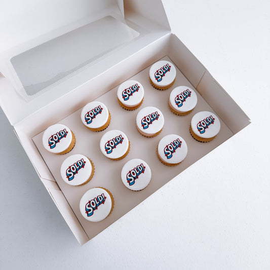 Edible Image Mini Cupcakes - 12 pack