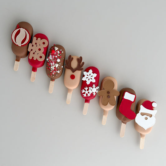 Christmas cakesicle gift box