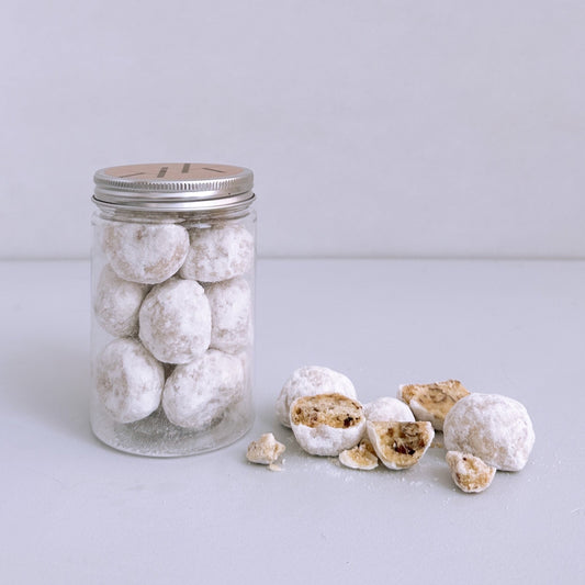 Pecan Snowball Cookies! Treat yourself to classic flavour plus crunchy, buttery pecans for a delightful snack 
