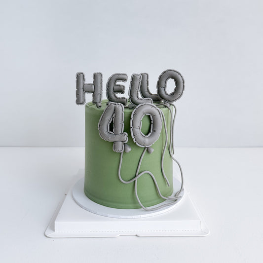 Number balloon cake - Multiple flavours & colours