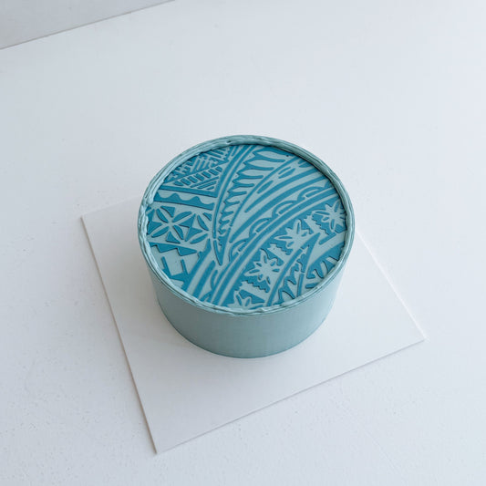 Polynesian pattern cake (short)  - Multiple flavors & colours