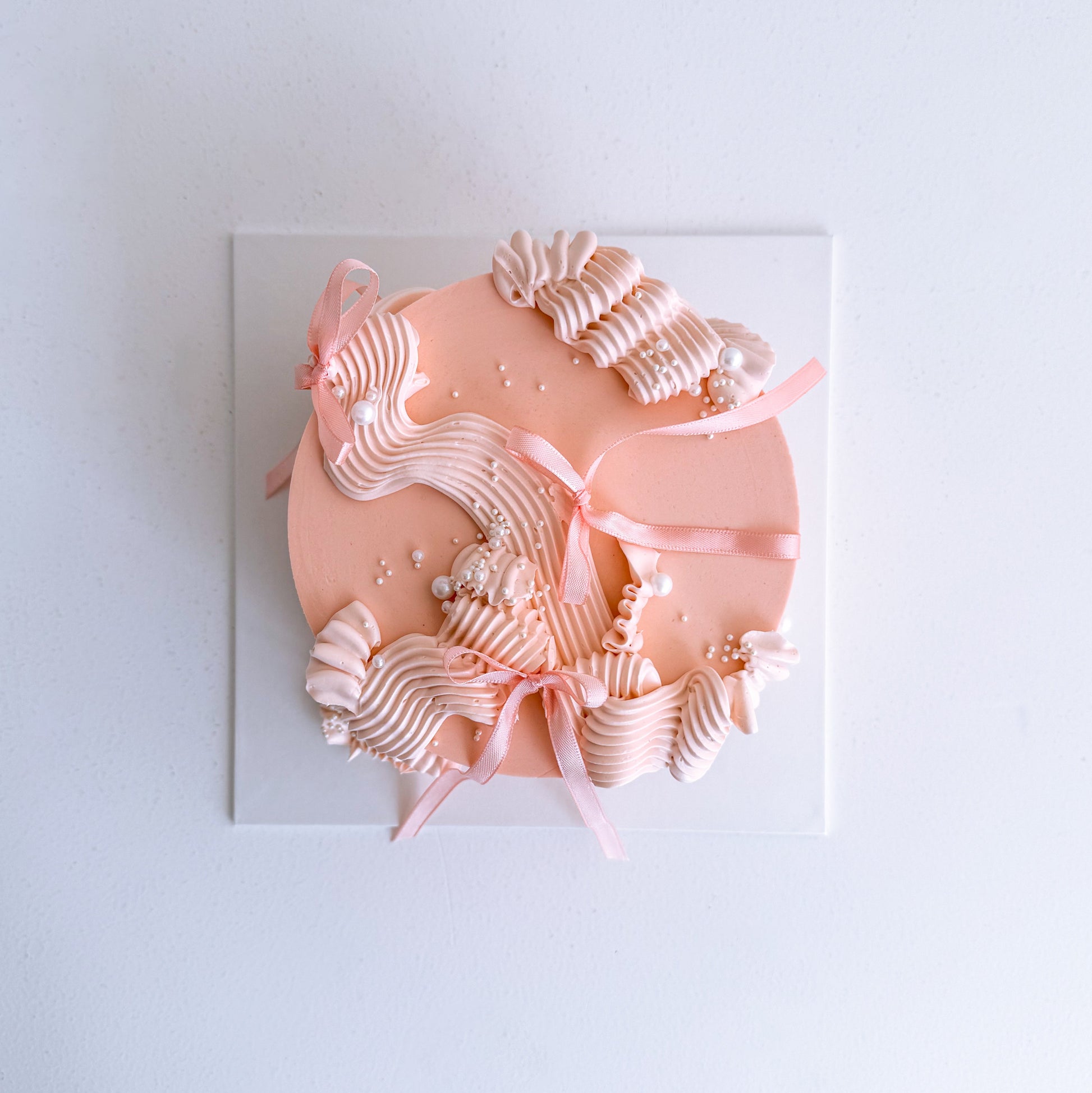 Ruffle Piping Cake