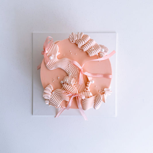 Ruffle Piping Cake