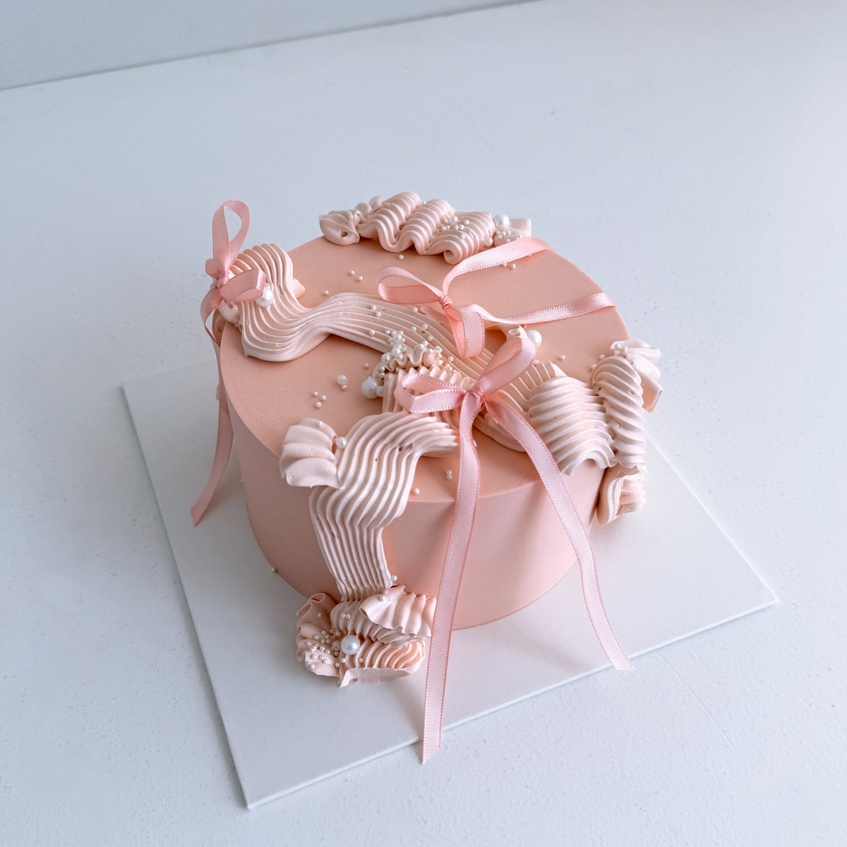 Piped Ruffle Like Cake Ruffle Piping Cake – K Cake