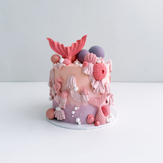 Under the sea mermaid cake - Multiple flavours & colours