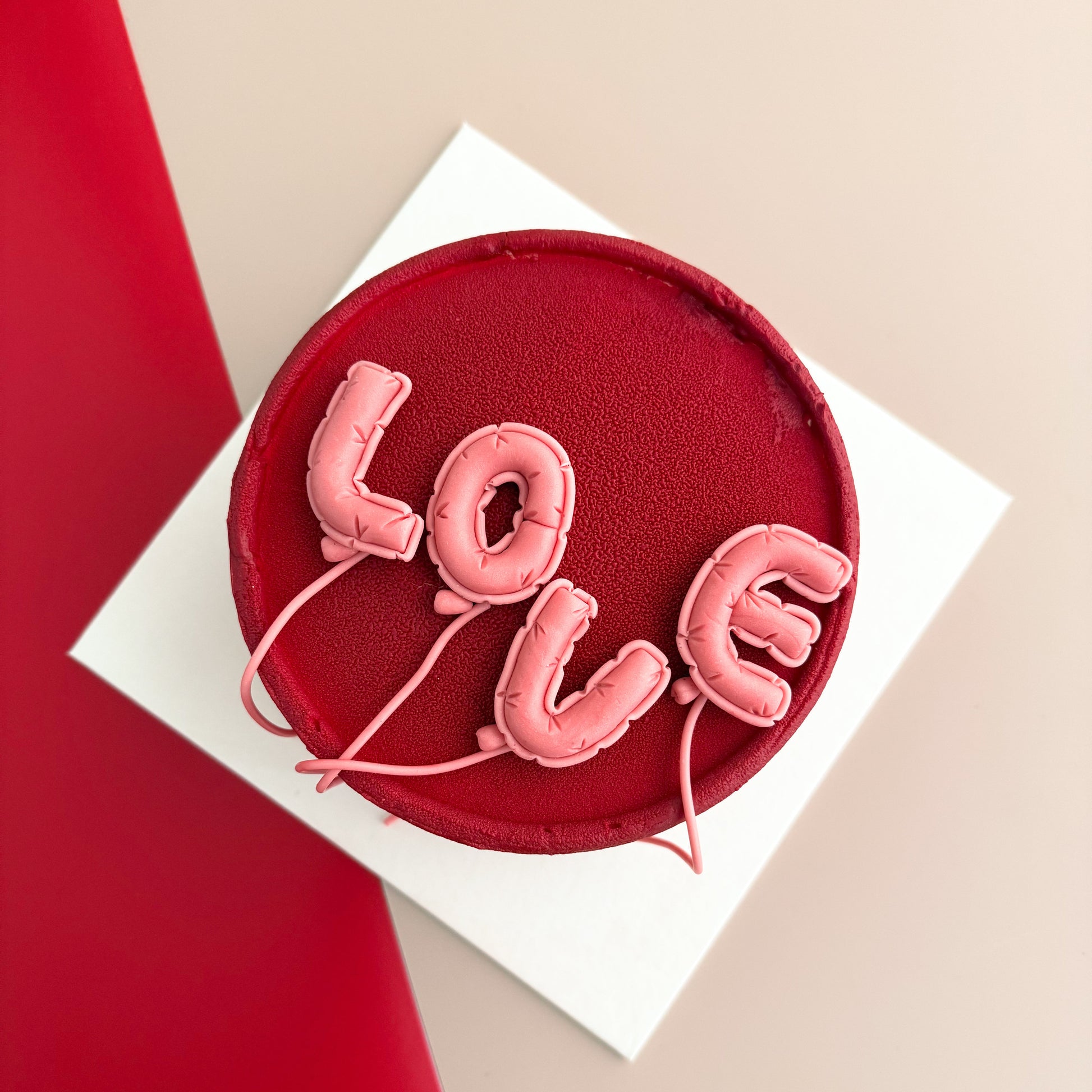 Valentine's day LOVE  balloon cake - Multiple flavours