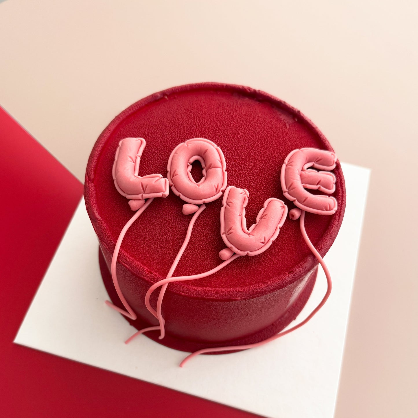 Valentine's day LOVE  balloon cake - Multiple flavours